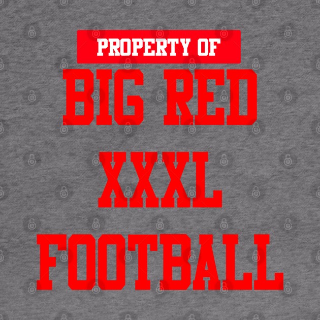 North Attleboro "Property of BIG RED" Tee T-Shirt by ArmChairQBGraphics